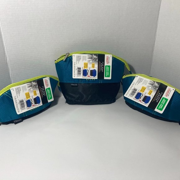 3 Expandable Makeup Bag Pencil Zipper Organizer - Picture 1 of 14